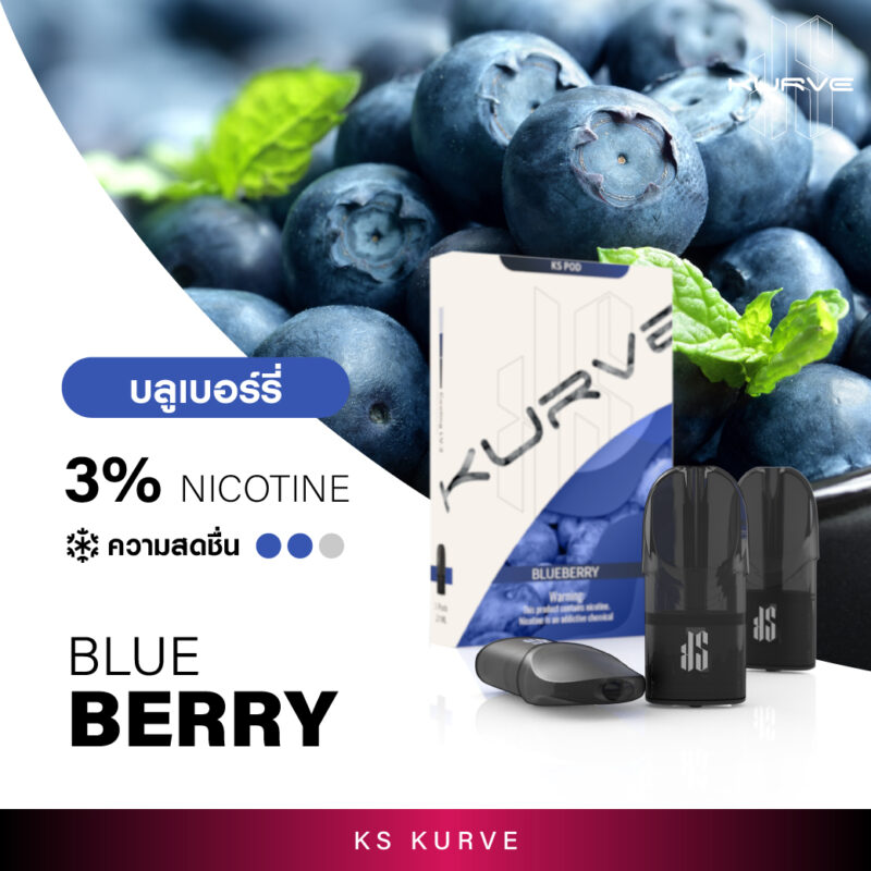 KS Kurve Pod Blueberry (พอดกลิ่นบลูเบอรี่)
