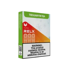 ชาตี้กวนหยินเป็นชาที่มีต้นกำเนิดจากประเทศจีน มีรสชาติและกลิ่นหอมละมุนที่เป็นเอกลักษณ์ การสูบ Relx Pod Real กลิ่นชาตี้กวนหยินจะทำให้คุณรู้สึกถึงความอบอุ่นและผ่อนคลาย ด้วยรสชาติเข้มข้นของชาและกลิ่นหอมที่ยาวนาน ทำให้คุณสามารถเพลิดเพลินกับการสูบได้ตลอดวัน