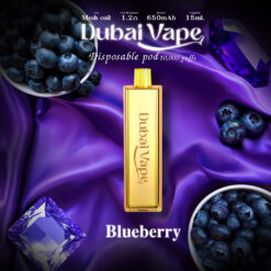 Blueberry: รสชาติหวานและเปรี้ยวของบลูเบอร์รี่ที่เข้มข้นและเย้ายวน มอบประสบการณ์การสูบที่หลากหลายและสนุกสนาน การสูบด้วยรสชาตินี้จะทำให้คุณรู้สึกเหมือนได้ลิ้มรสบลูเบอร์รี่สดๆ ที่เพิ่งเก็บจากสวน ความหวานเปรี้ยวของบลูเบอร์รี่จะทำให้คุณรู้สึกสดชื่นและมีความสุขทุกครั้งที่สูบ