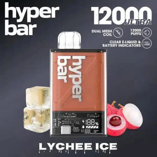 Lychee Ice (ลิ้นจี่): มีกลิ่นหอมของลิ้นจี่ที่หวานหอม และเสริมด้วยความเย็นสดชื่น ผสมเข้าด้วยกันอย่างลงตัว เป็นรสที่น่าตื่นเต้นและเป็นที่ชื่นชอบในหมู่ผู้ใช้ ความหอมหวานของลิ้นจี่ที่ถูกผสมกับความเย็นจะทำให้คุณรู้สึกสดชื่นและมีชีวิตชีวา รสชาตินี้จะทำให้คุณหลงใหลในความหอมหวานของลิ้นจี่ทุกครั้งที่สูบ